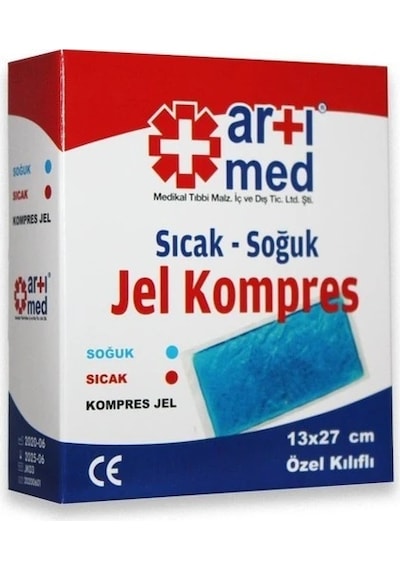 Artımed Kılıflı Sıcak- Soğuk Jel Kompres 27x35cm Artımed X 3 Adet