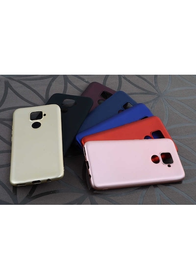 Huawei Mate 30 Lite Kılıf Zore Premier Silikon Kapak Gold