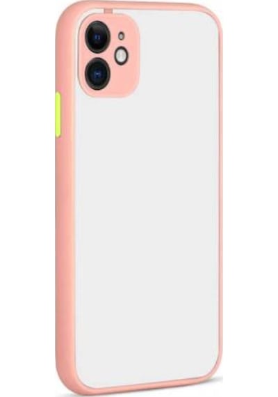Apple Uyumlu  iPhone 12 Mini Kılıf Zore Hux Düğme Ve Kapak Zıt Renk Kılıf