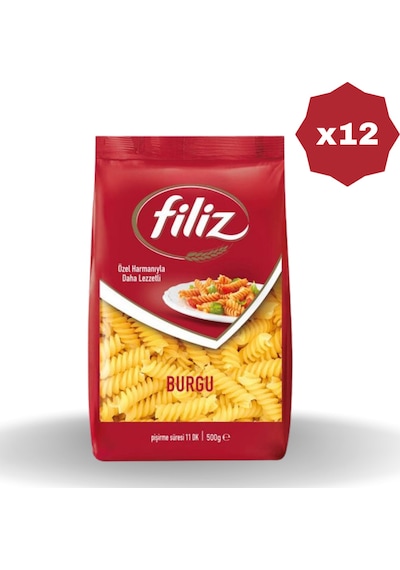 Burgu Makarna 500 Gr - 12 Adet 54435251