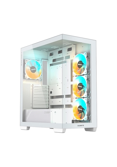 Gigabyte C500 Panoramic Stealth Ice Glass Usb 3.0 Type-c Beyaz Atx Mid Tower Kasa