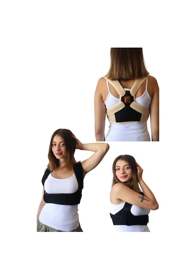 Dik Duruş Korsesi Sırt Ve Bel Kamburluk Önleyici Dik Durma Korsesi Unisex