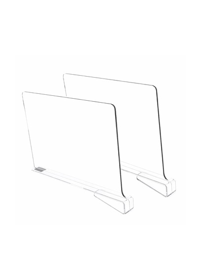 Microcase 2 Li Gardop Eşya Elbise Ve Genel Kullanım Düzenleyici Alan Bölümleyici Set 30x23 Cm Al5709 Şeffaf