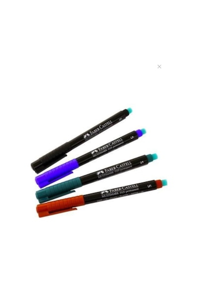 Multimark Permanent Asetat Kalemi 0.4 S 4 Renk Karışık