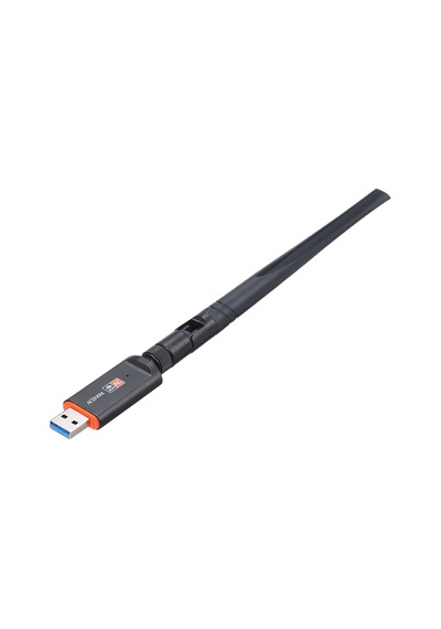 Vkemall "çift Bantlı 1200m Usb Wifi Alıcı - 5g Bağlantı, Wps Düğmeli, Harici Antenli"
