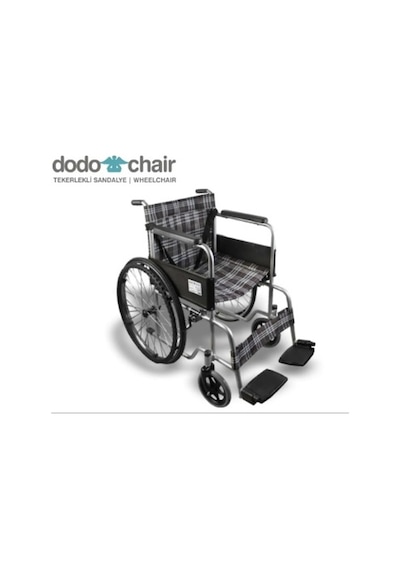 Dodo Tekerlekli Sandalye Katlanabilir Model Refakatçi Sandalye