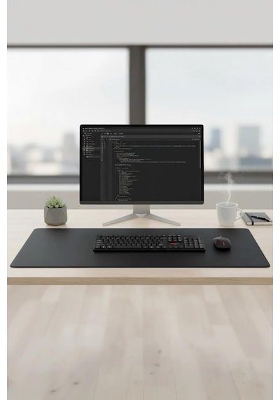 Gaming Oyuncu Klavye Fare Altlığı Kaymaz Taban Mouse Pad Bk 350 700mm Siyah