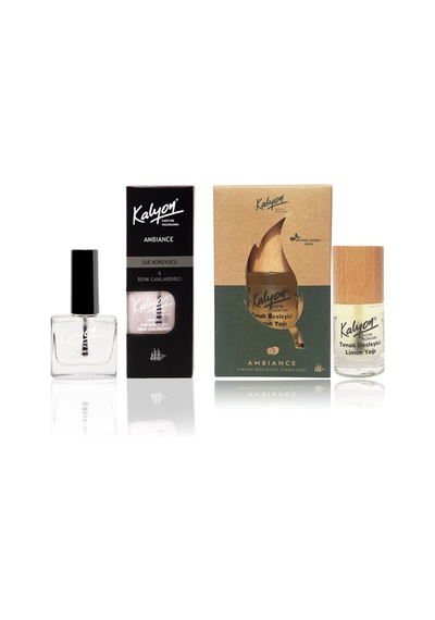 Kalyon Oje Koruyucu + Kalyon Bitkisel Tırnak Besleyici Limon Yağı 11 ML