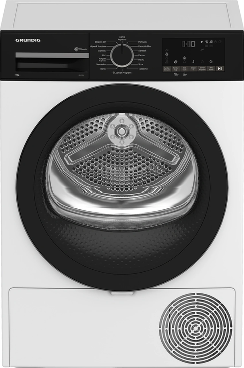 Grundig GDH 9564 9 KG Isı Pompalı Kurutma Makinesi Beyaz