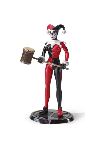 Noble Collection- Bendyfigs Dc Harley Quinn- Jester