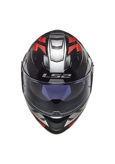 Ls2 Stream Evo Loop Full Face Motosiklet Kaskı Siyah - Kırmızı