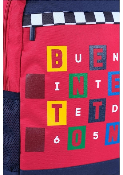 Unıted Colors Of Benetton Çift Bölmeli Okul Çantası 03766