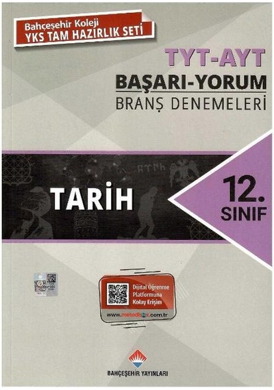 Bahçeşehir Yayınları 12. Sınıf Tyt - Ayt Tarih Başarı - Yorum Branş Denemeleri
