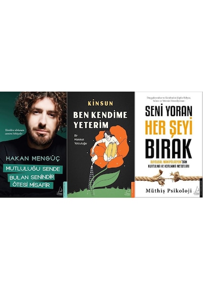 Mutluluğu Sende Bulan Senindir Ötesi Misafir + Ben Kendime Yeterim + Seni Yoran Her Şeyi.. / 3 Kitap