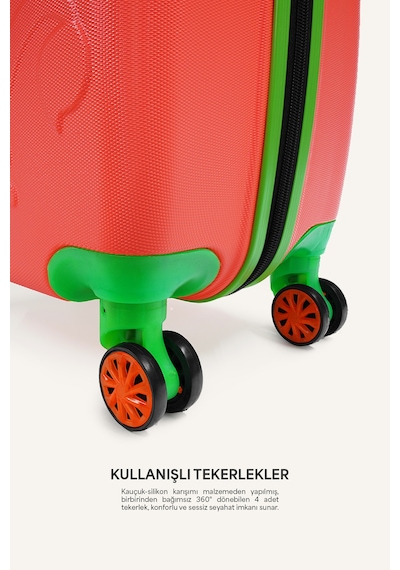 Wexta Wx-413 Disney Serisi Turuncu Aslan Logo Çocuk Çocuk Valizi Diğer