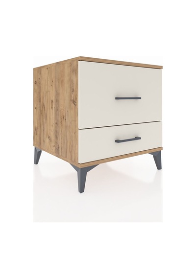 Kronos Komodin 2 Çekmeceli 60x59x64 Çam-aytaşı Atlas Çam