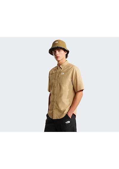 The North Face M Sequoia Short Sleeve Shirt Erkek Outdoor Kısa Kollu Gömlek Nf0a8fu6lk51 Bej