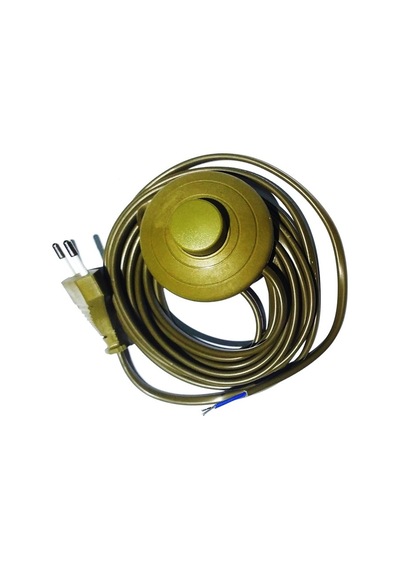 Fişli Yer Puarlı Gold Kablo 4 Metre