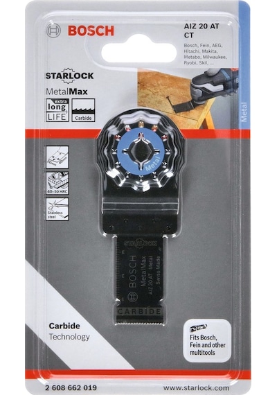 Bosch AIZ 20 AT Metal Karbid Daldırma Testere Bıçağı - 2608662019
