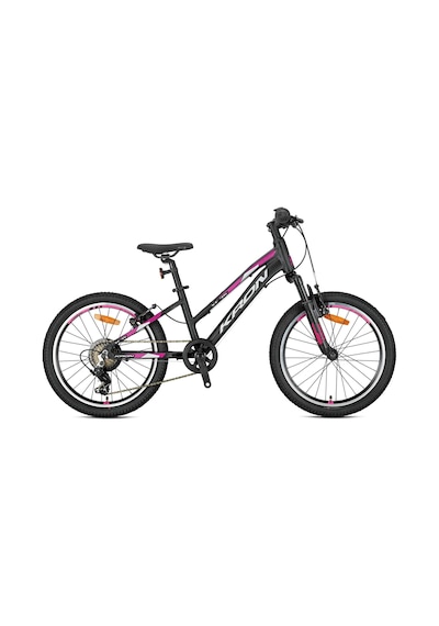 Kron Xc 75 - 20 Mtb Lady - 11' - 7 Vites -v.brake - Mat Siyah/pembe-gri-mavi Siyah - Pembe
