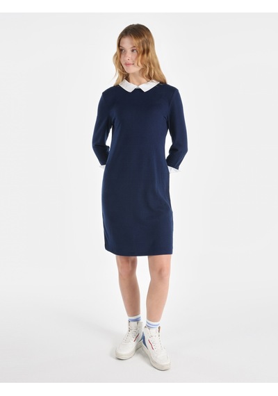 Colin's Colins Regular Fit Midi Lacivert Kadın Elbise
