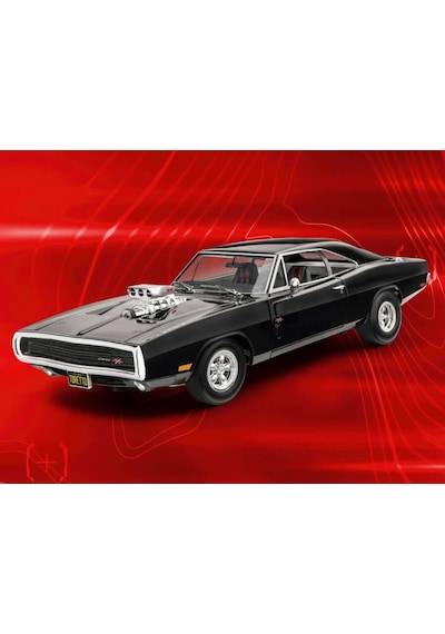 Revell Maket Araba 1:25 Ölçek Fast&Furious Dominic's 1970 Dodge Charger Boyalı Set N:67693