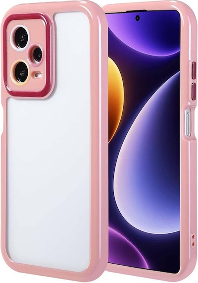 Xiaomi Redmi Note 12 Pro Plus 5g Kılıf Kamera Korumalı Renkli Kenar Ve Çerçeve Tasarımlı Zore Vitamin Kapak Mürdüm