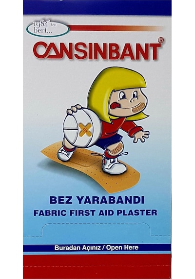 Cansın Bant Bez Yara Bandı 300 Adet
