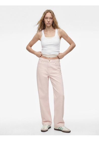 Koton Normal Bel Dar Kalıp Pamuklu Düğmeli Kısa İspanyol Paça Pantolon - Kick Flare Jeans Pembe 6sal40006mw Gül Koton Normal Bel Dar Kalıp Pamuklu Düğmeli Kısa İspanyol Paça Pantolon - Kick Flare Jeans Pembe 6sal40006mw Gül
