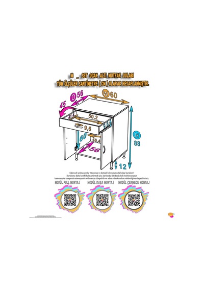 Eliusta Nıvera 60 Cm Mutfak Dolabı Beyaz Ankastre 60x88x56 Cm Ocak Dolabı Tüp Gizleyici Kapaklı Dolap Beyaz Eliusta Nıvera 60 Cm Mutfak Dolabı Beyaz Ankastre 60x88x56 Cm Ocak Dolabı Tüp Gizleyici Kapaklı Dolap Beyaz