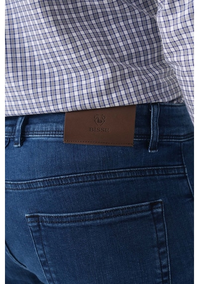 Bisse Erkek 5 Cepli Yıkamalı Jean Denim Pantolon Açık Lacivert Pnj25k25202 38 A.lacivert
