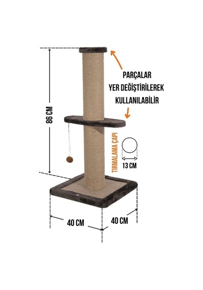 Tekli Tırmalama 86cm