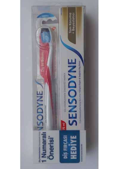 Sensodyne Tam Koruma+ Beyazlatıcı - 75 Ml Diş Eti Bakımı Yumuşak