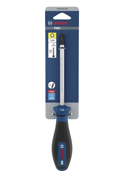 Bosch Pro Tx40x125 Mm Torx Tornavida V2 1600a039sf