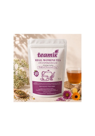 Regl Çayı Womens Tea Bitkisel Karışımlı Çay 20 Süzen Poşet Doypack Ambalaj