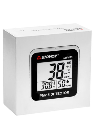 Sndway Sw-825 Pm2.5 Partikül Ölçer - Sıcaklık Ve Nem Monitörü