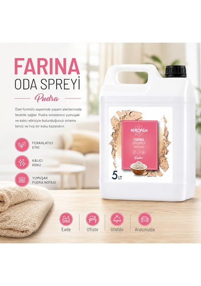 221003 Rulopak Farina Oda Spreyi Pudra 5 Lt Diğer
