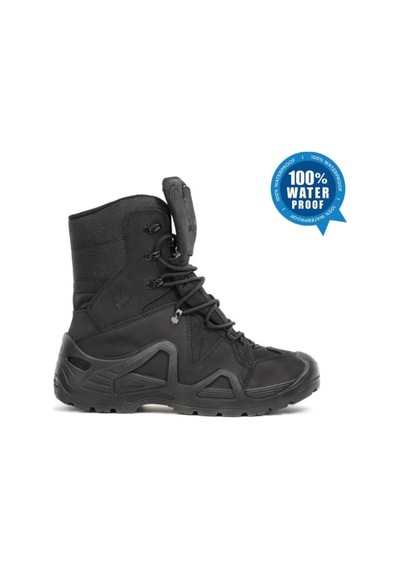 1490 Vogel Fermuarsız Waterproof Siyah Askeri Bot
