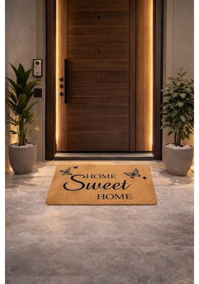 Esnature Evim Evim Güzel Evim Home Sweet Home Kahverengi Kapı Önü Paspası 45x70 Cm Çok Renkli Esnature Evim Evim Güzel Evim Home Sweet Home Kahverengi Kapı Önü Paspası 45x70 Cm Çok Renkli
