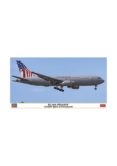 Hasegawa 41 10865 1/200 Ölçek, Kc-46a Pegasus 157 Arw Spirit Of Portsmouth , Savaş Uçağı Plastik Model Kiti