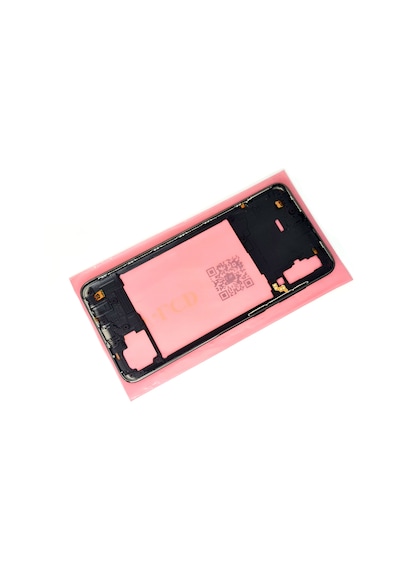 Tkgz  Samsung Uyumlu Galaxy A70 A705 Full Kasa Arka Kapak Batarya Kapağı - Siyah Çok Renkli