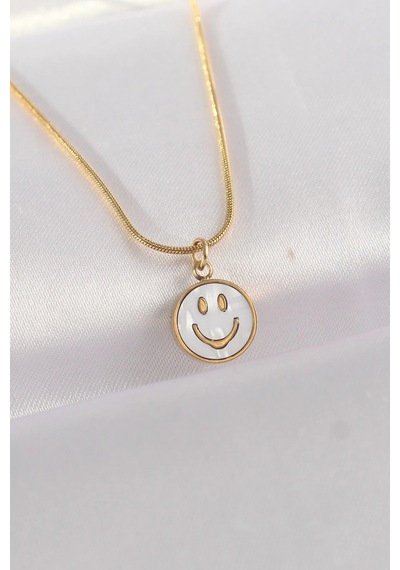 Mey İthalat 316l Çelik Zincir Altın Renk Mermer Desenli Minimal Smile Kolye - Özel Seri Meyeb6656eb3416203adf800336c9 Mey İthalat 316l Çelik Zincir Altın Renk Mermer Desenli Minimal Smile Kolye - Özel Seri Meyeb6656eb3416203adf800336c9