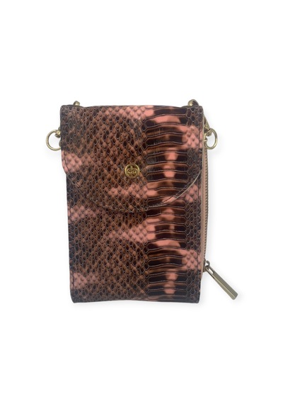 Ollbag Ol-1093y Kadın Zincir Askılı Mini Çanta Cüzdan Açık Pembe