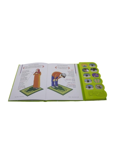 Namaz Öğreten Cihaz Resimli Kitap Seti Yeşil