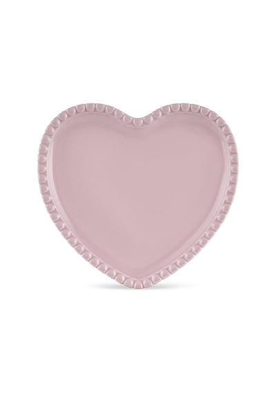 Karaca Pink Love Porselen Pasta Tabağı Pembe 21 Cm Pembe
