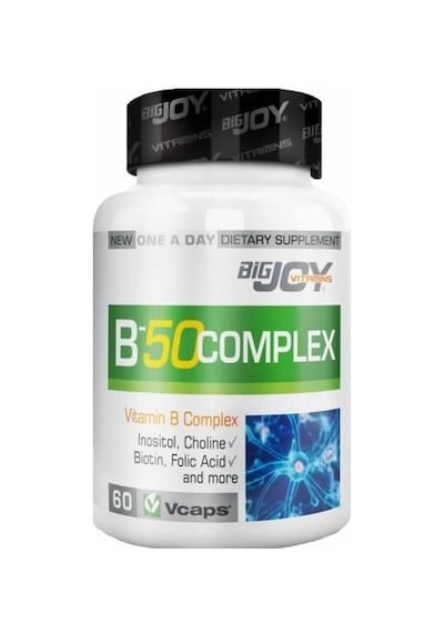 Bigjoy Vitamins B50 Complex 60 Bitkisel Kapsül