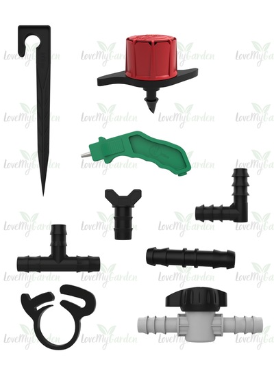 Lovemygarden Deliksiz Damla Sulama Borusu İçin Hazır Xxl Set