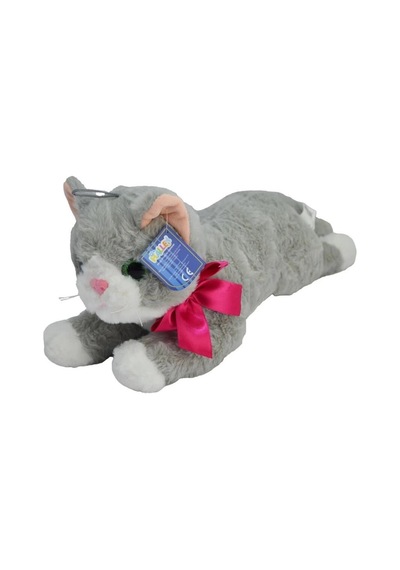 25 Cm Yatak Kedi Peluş - 1 Adet Stokta Olan Gönderilir Çok Renkli