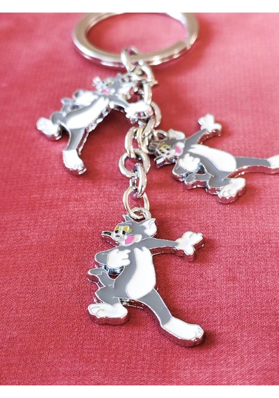 Miki Mouse Figürlü Metal Anahtarlık Çok Renkli