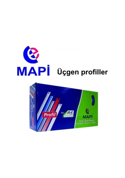 Üçgen Profil 12 Mm Kırmızı 100 Lü 2141203 1 Paket 100 Adet